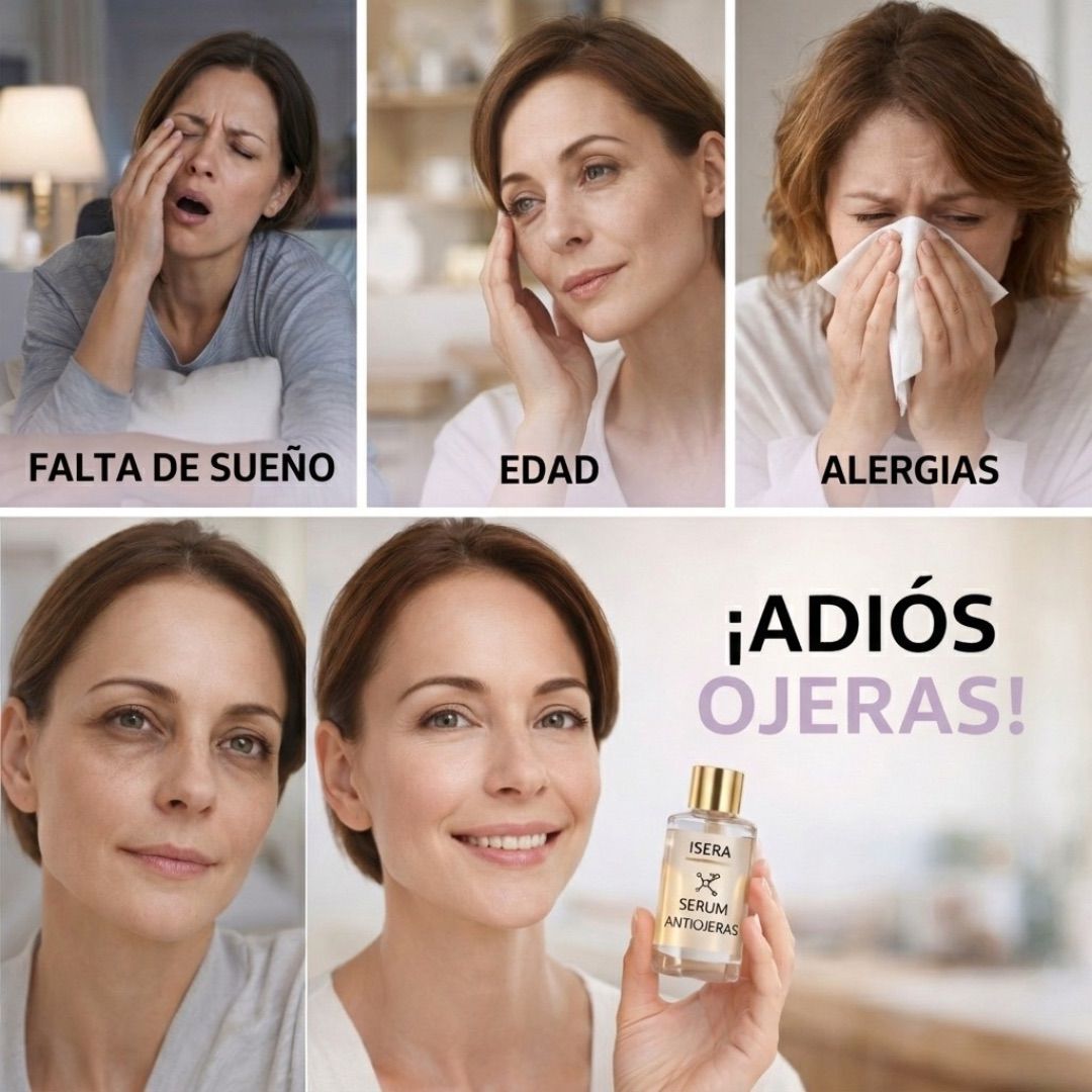 ANTIOJERAS ISERA! Mirada Más Joven, Ilumina y Revitaliza tu Mirada.