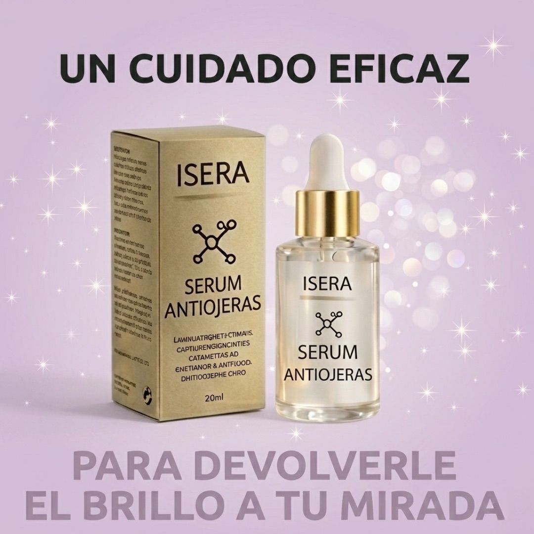 ANTIOJERAS ISERA! Mirada Más Joven, Ilumina y Revitaliza tu Mirada.