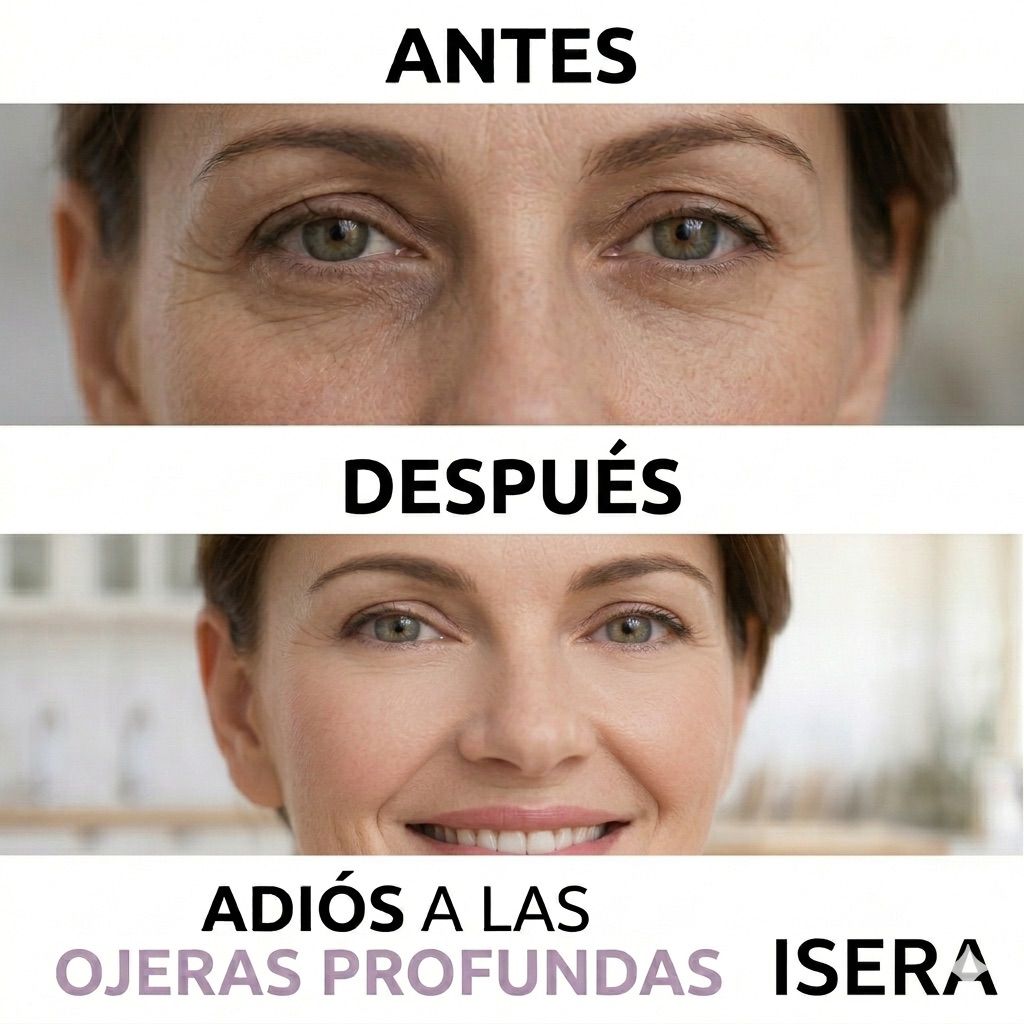 ANTIOJERAS ISERA! Mirada Más Joven, Ilumina y Revitaliza tu Mirada.