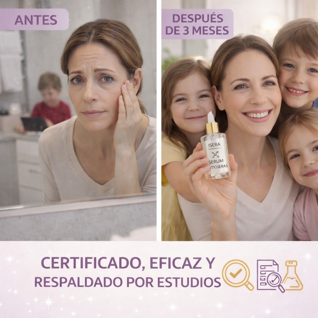 ANTIOJERAS ISERA! Mirada Más Joven, Ilumina y Revitaliza tu Mirada.